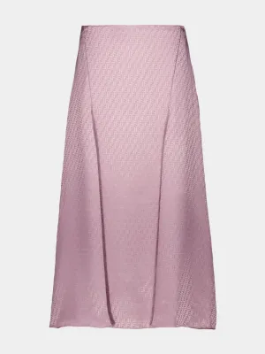 Mauve Pink FF Silk Skirt