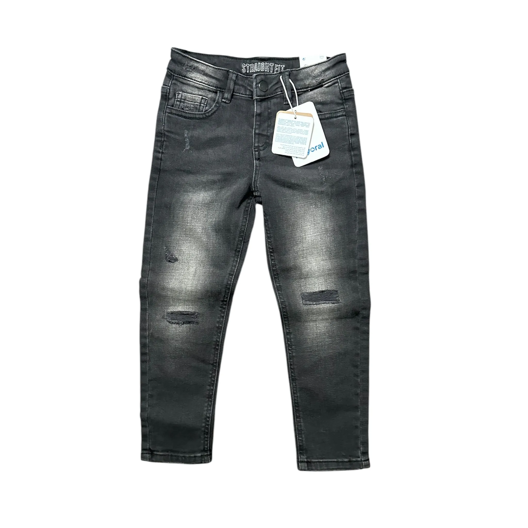 Mayoral Black Straight Jeans