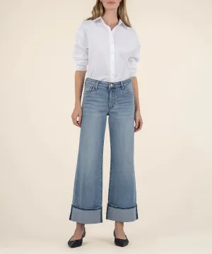 Meg High Rise Fab Ab Wide Leg Jeans