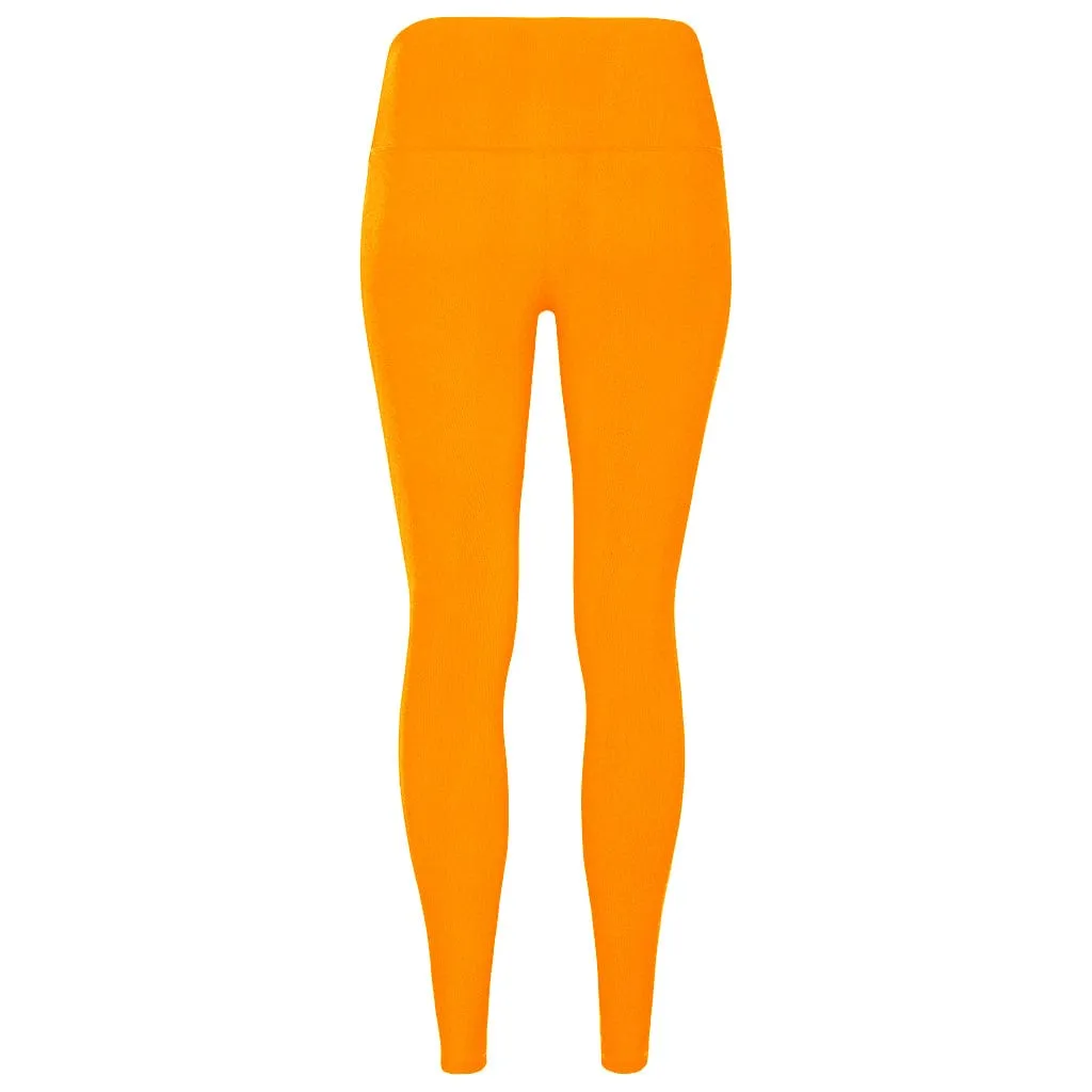 Melon Micro Rib Wide Band Legging