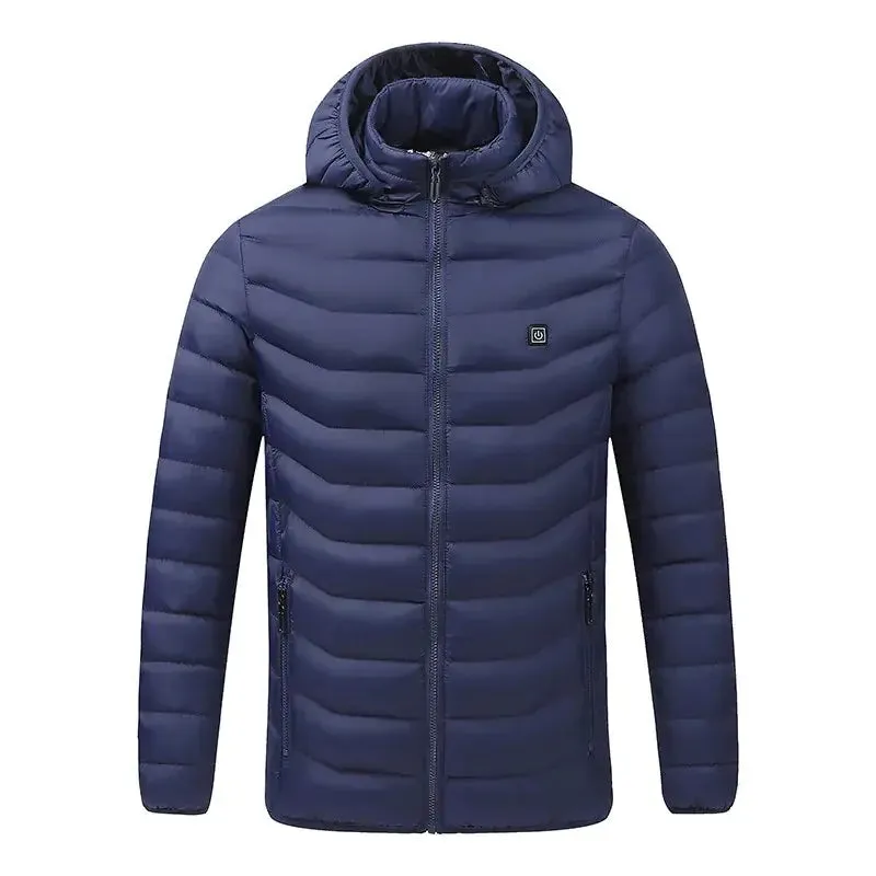 Men's Down-Filled  Hooded Winter Coat