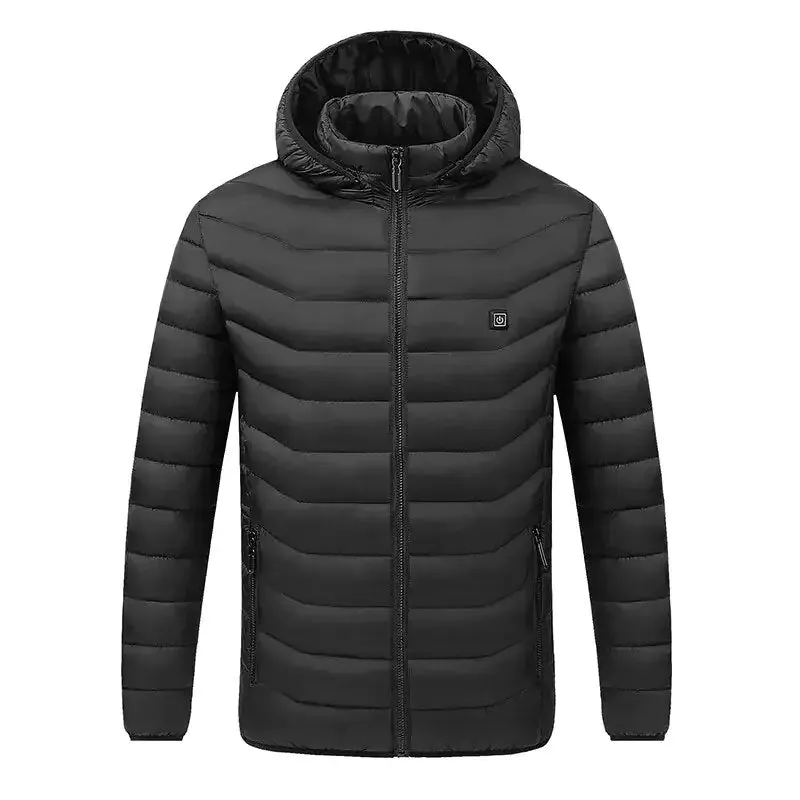 Men's Down-Filled  Hooded Winter Coat