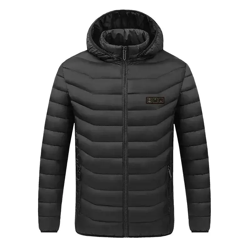 Men's Down-Filled  Hooded Winter Coat
