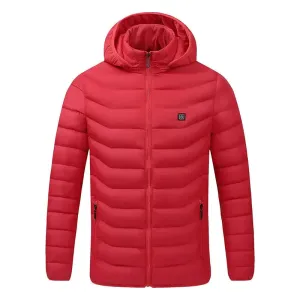 Men's Down-Filled  Hooded Winter Coat
