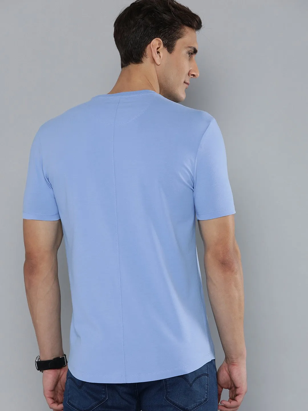 Men's Graphic Print Crew Neck T-shirt