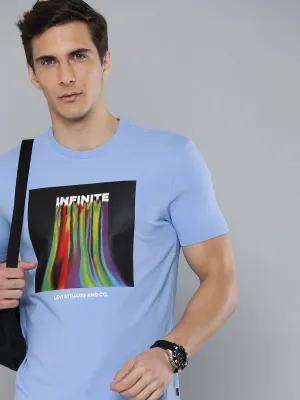 Men's Graphic Print Crew Neck T-shirt