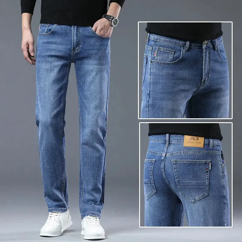 Men's Loose Relaxed Fit Jeans For Summer