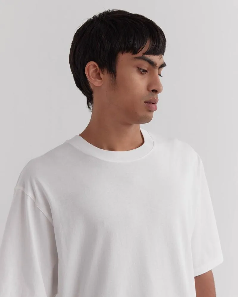 Mens Oversized Tee Antique White