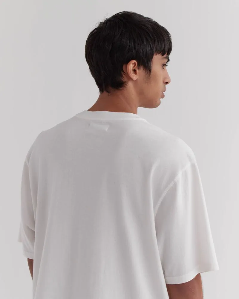 Mens Oversized Tee Antique White