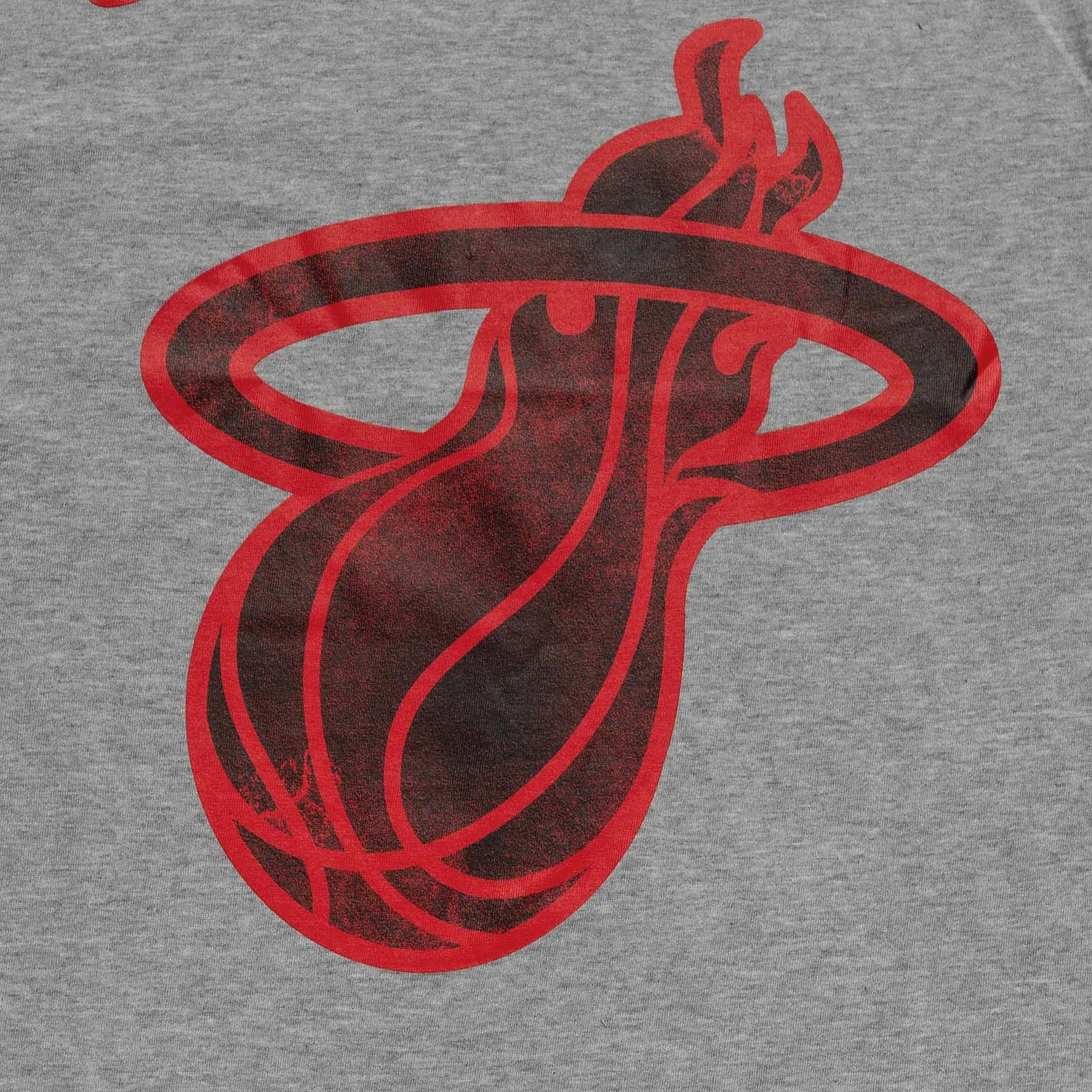 Miami Heat City Edition NBA Logo T-Shirt - Grey