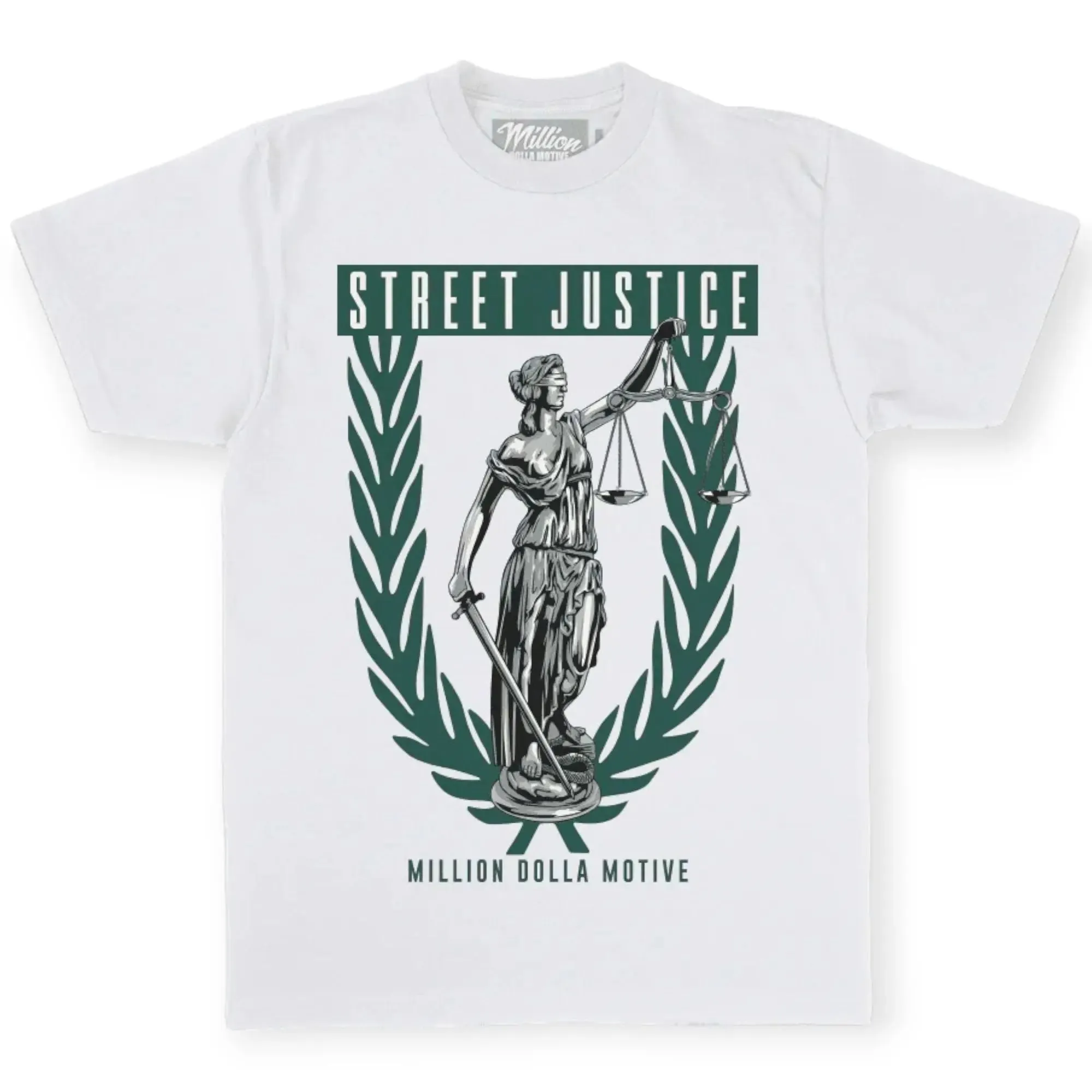 Million Dolla Motive Men Street Justice(White)