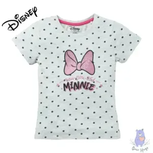 Minnie Mouse Print Round-Neck T-shirt