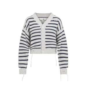 MM6 MAISON MARGIELA Chic Cotton Cardigan for Women - Summer 2025