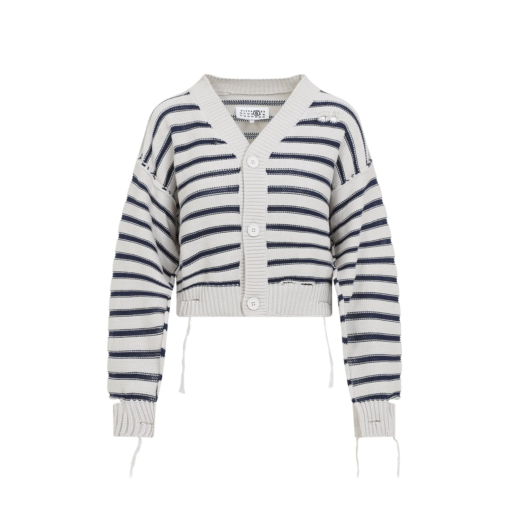MM6 MAISON MARGIELA Chic Cotton Cardigan for Women - Summer 2025
