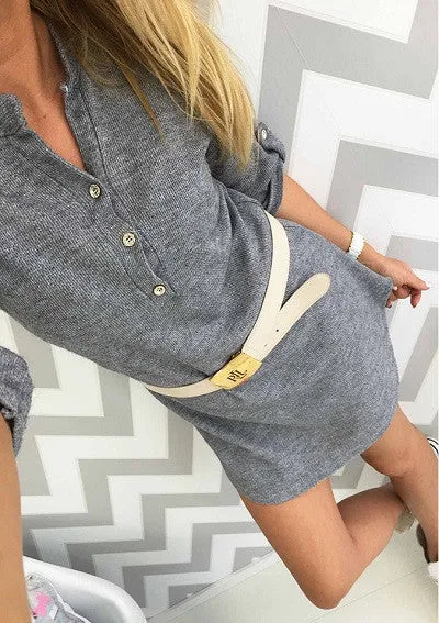 MOGE women sweater winter dresses v-neck fashion warm knitted autumn dresses casual mini dresses elegant dresses for women