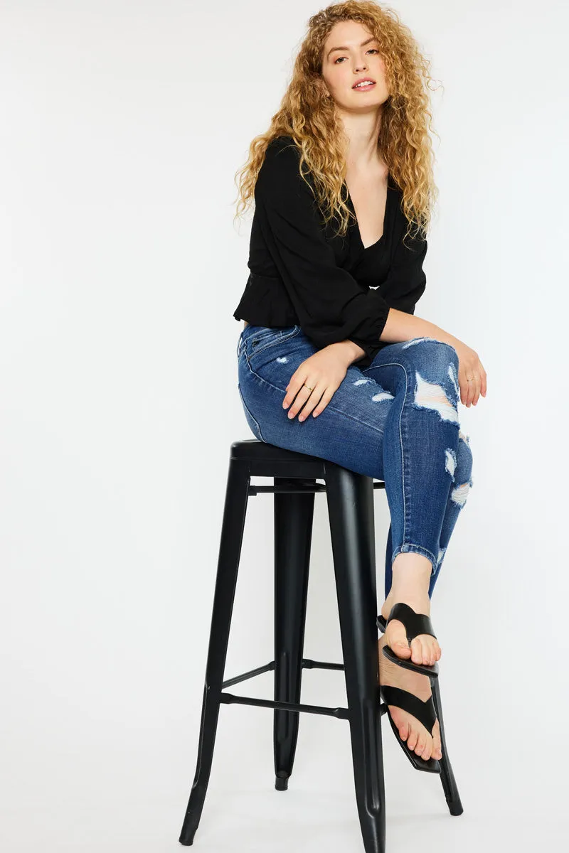 Monroe High Rise Super Skinny Jeans - Curvy