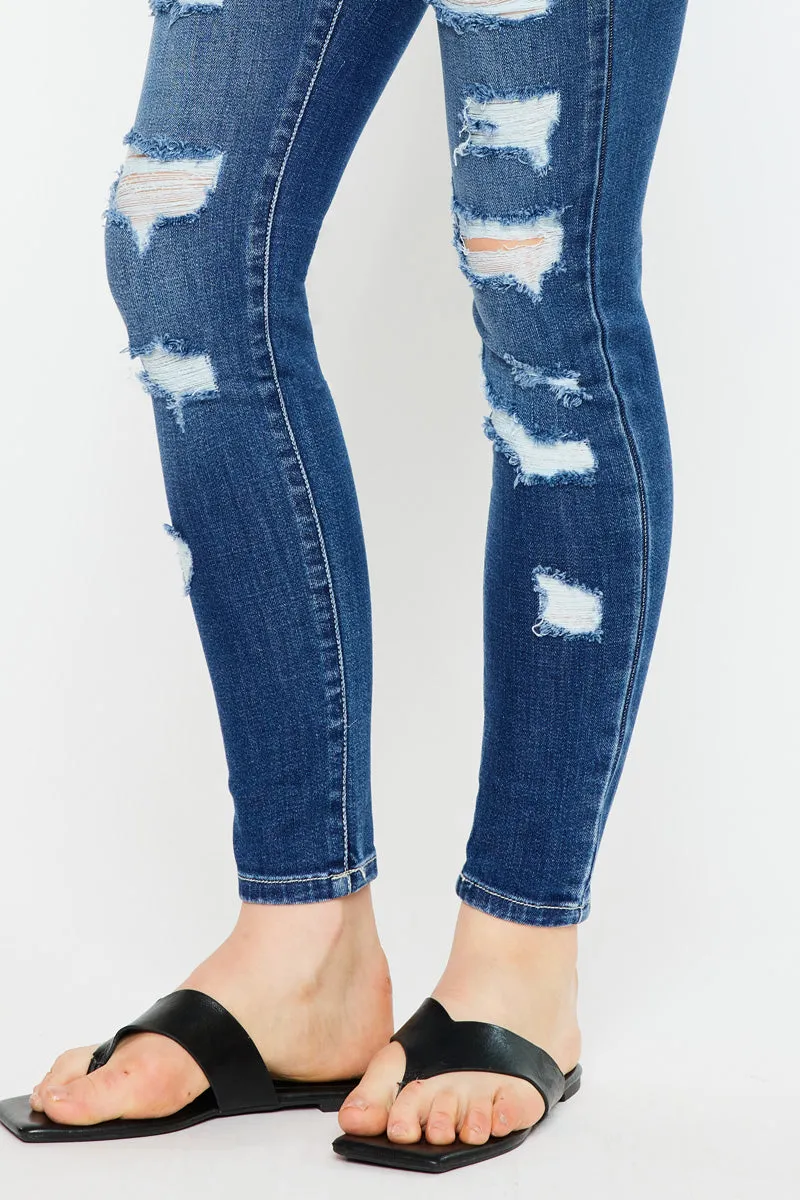 Monroe High Rise Super Skinny Jeans - Curvy