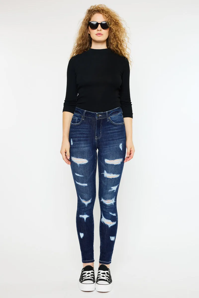 Monroe High Rise Super Skinny Jeans - Curvy