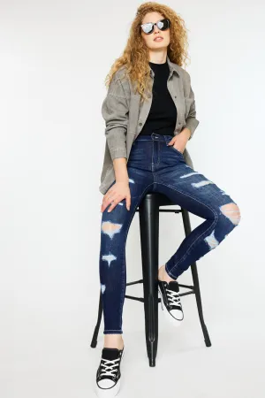 Monroe High Rise Super Skinny Jeans - Curvy