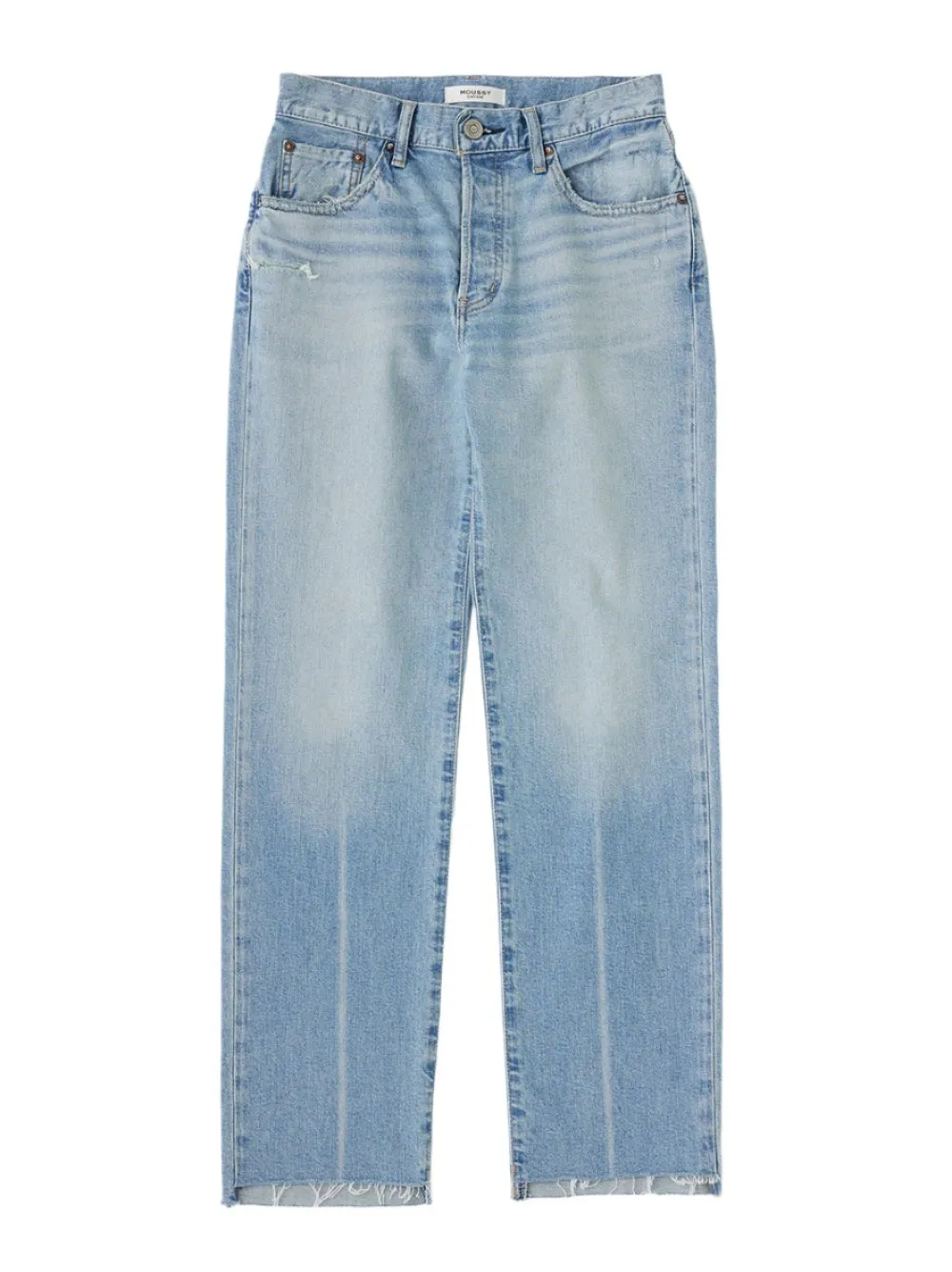 Moussy Vintage MV Cumberland Straight Jeans in Light Blue
