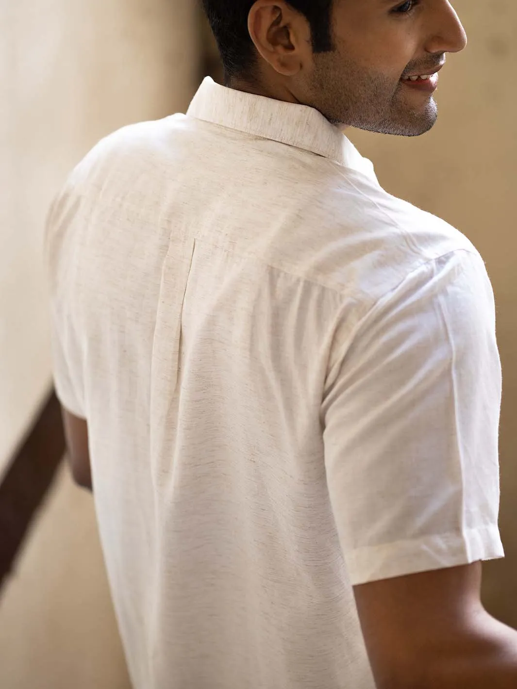 Natural · Half Sleeve Shirt