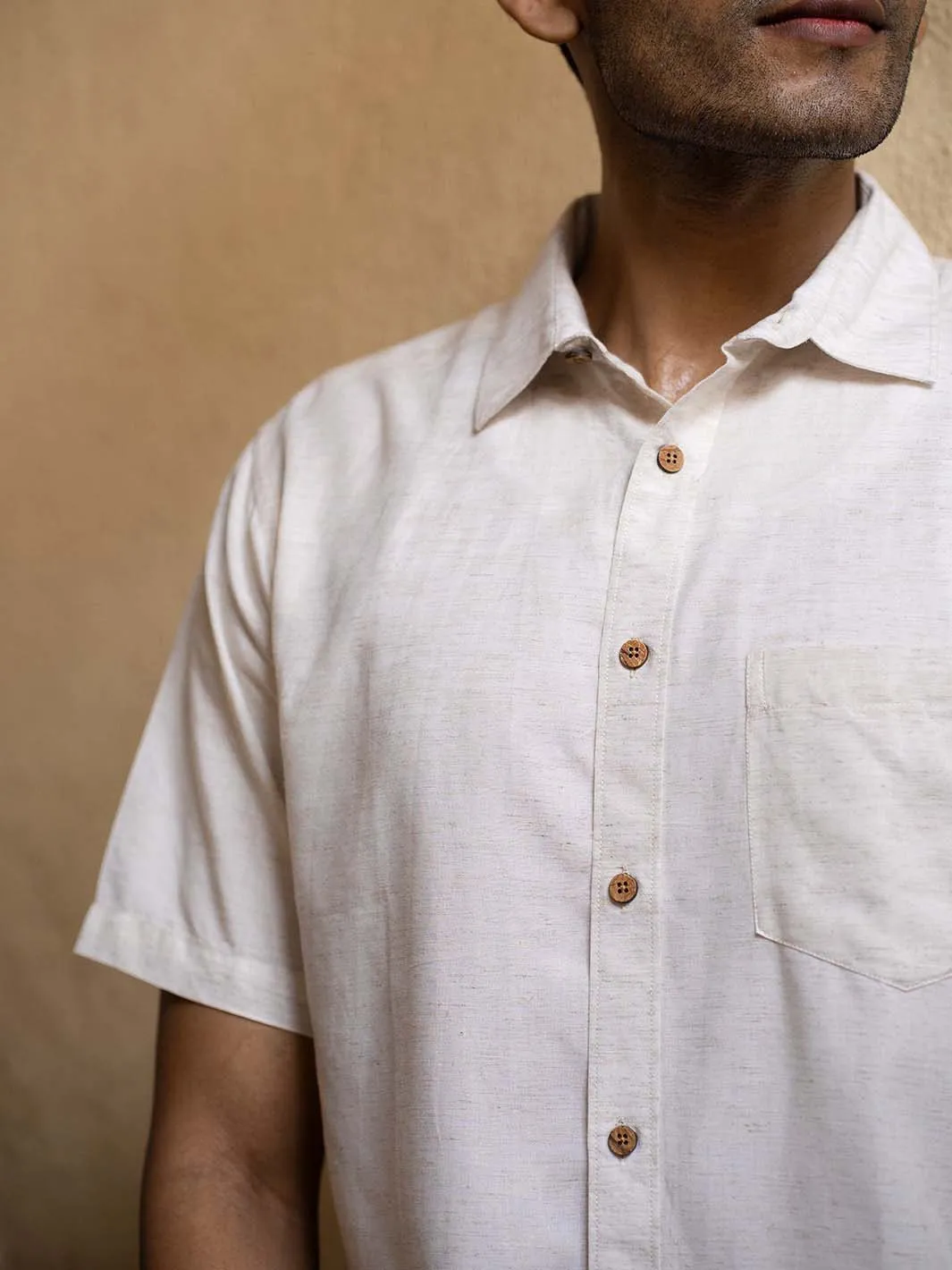 Natural · Half Sleeve Shirt