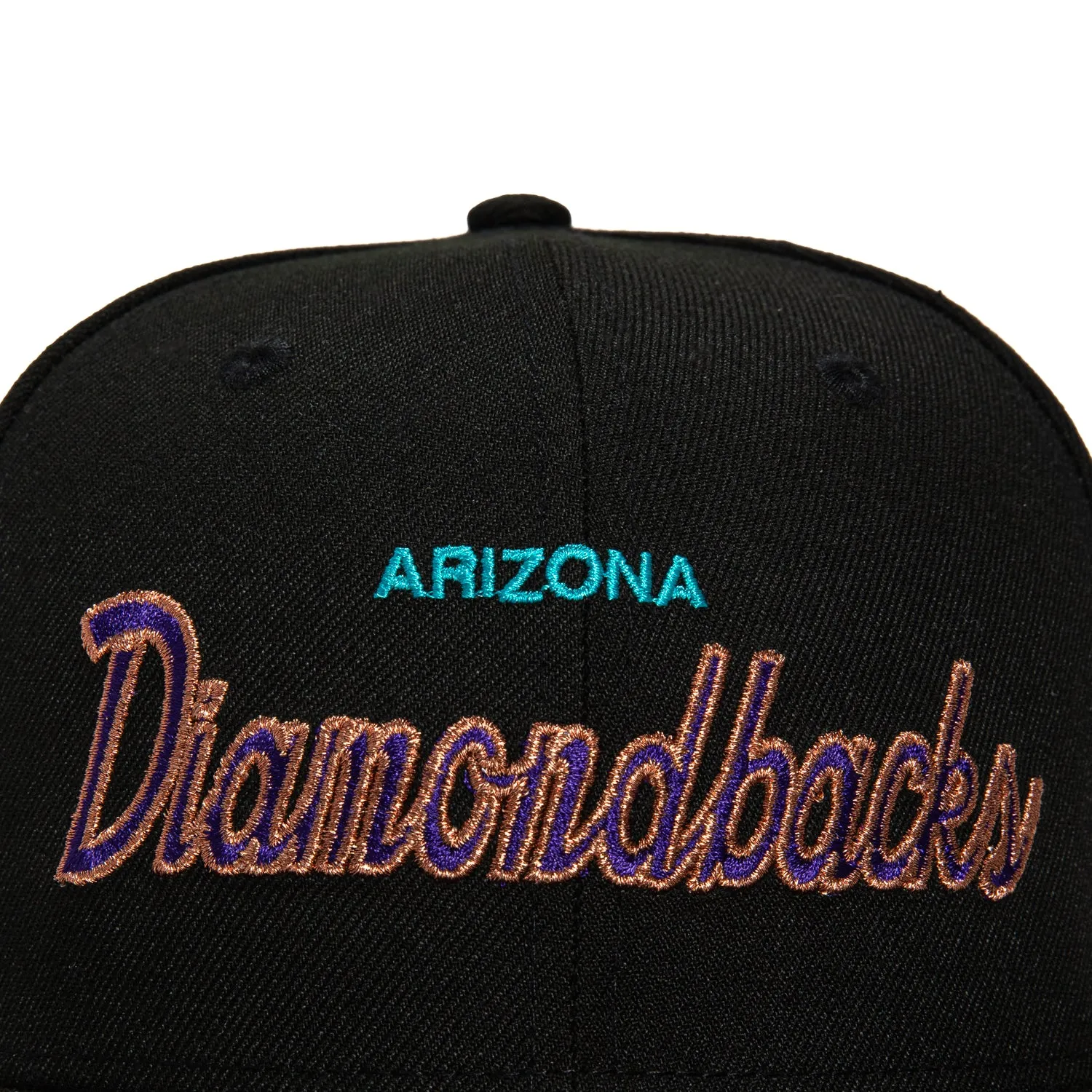 New Era 59Fifty Arizona Diamondbacks Logo Patch Script Hat - Black