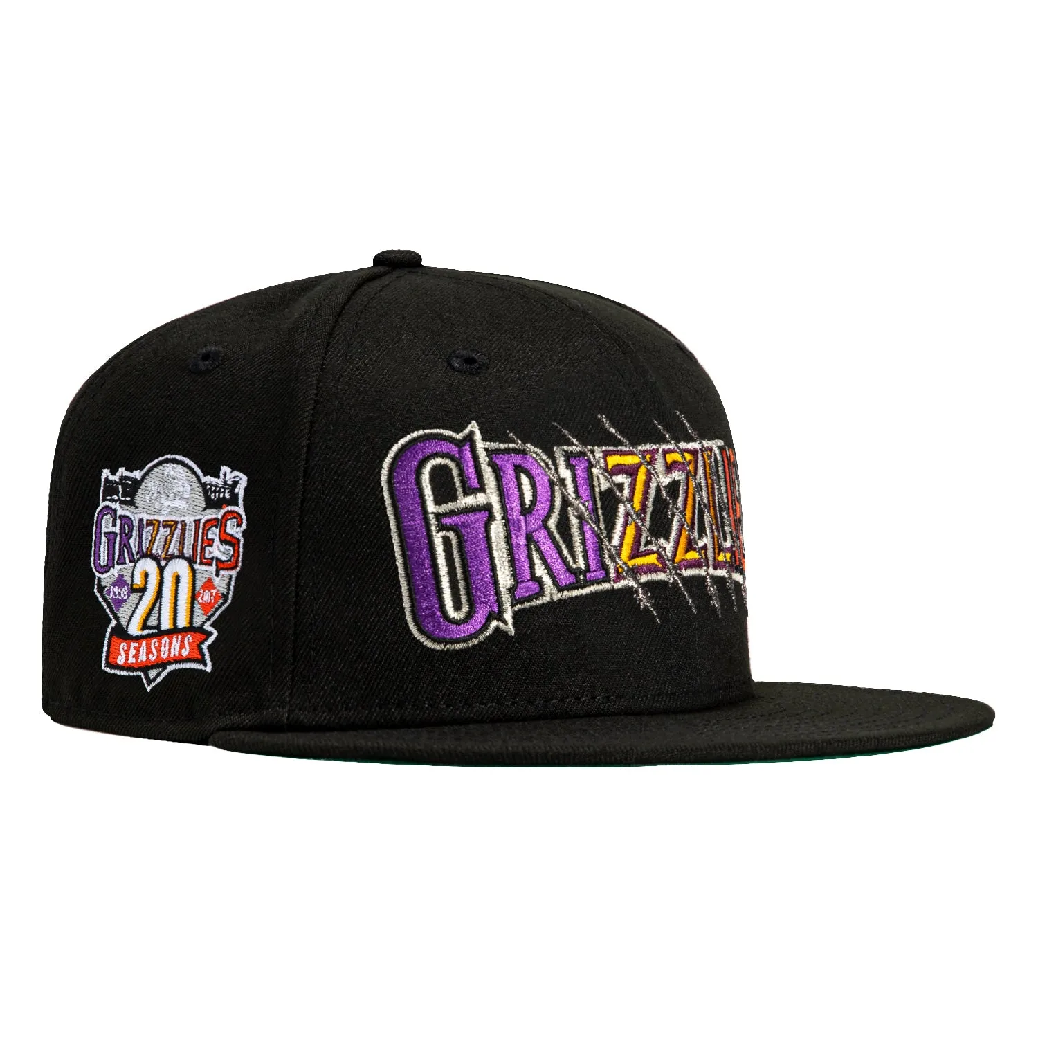 New Era 59Fifty Fresno Grizzlies 20th Anniversary Patch Jersey Hat - Black