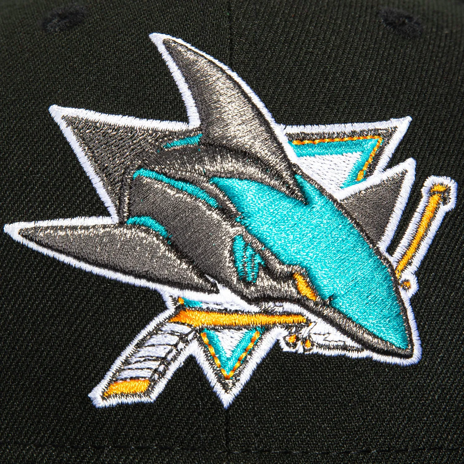 New Era 59Fifty San Jose Sharks Team UV Hat - Black