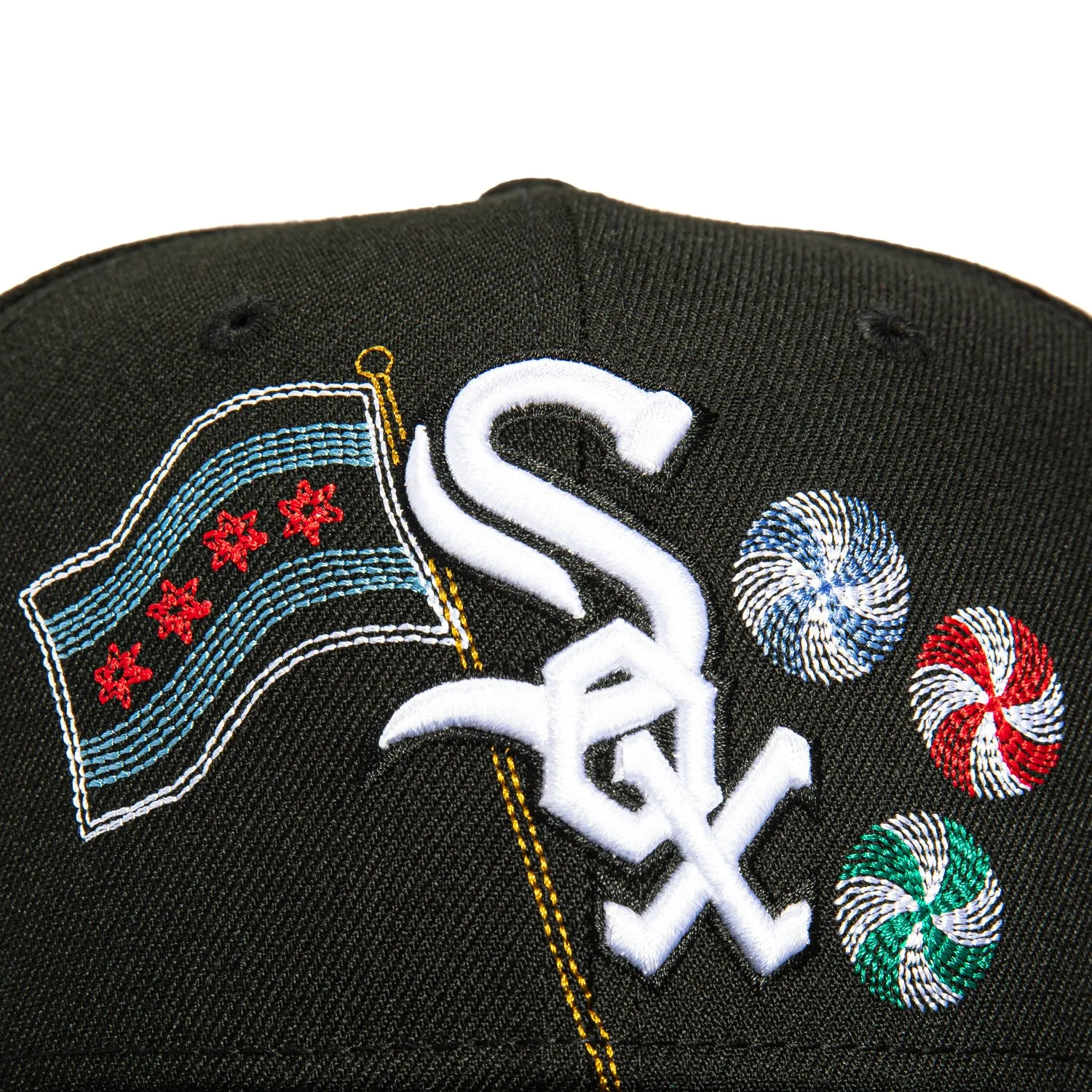 New Era 59Fifty State Stitch Chicago White Sox 2003 All Star Game Patch Hat - Black