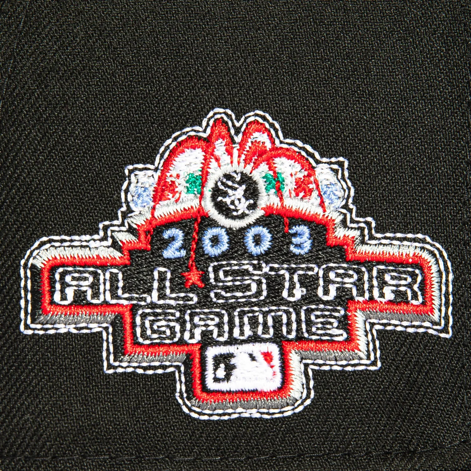 New Era 59Fifty State Stitch Chicago White Sox 2003 All Star Game Patch Hat - Black