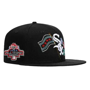 New Era 59Fifty State Stitch Chicago White Sox 2003 All Star Game Patch Hat - Black