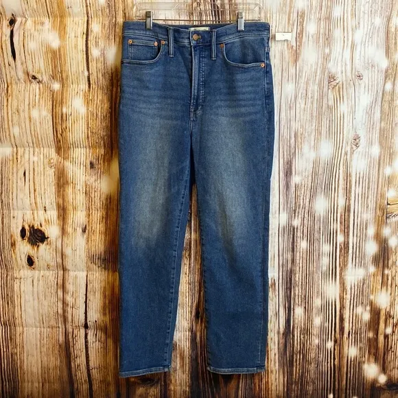 NEW MADEWELL | The Perfect Vintage Crop denim designer Jeans women size 30