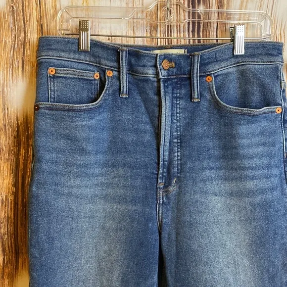 NEW MADEWELL | The Perfect Vintage Crop denim designer Jeans women size 30