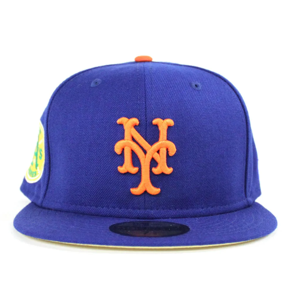 New York Mets 1973 World Series 59Fifty New Era Fitted Hat (Blue Soft Yellow Under Brim)