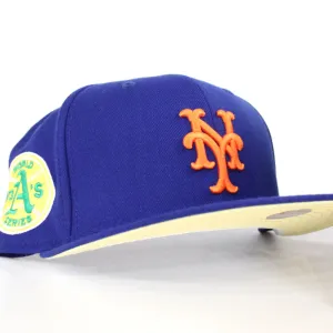 New York Mets 1973 World Series 59Fifty New Era Fitted Hat (Blue Soft Yellow Under Brim)