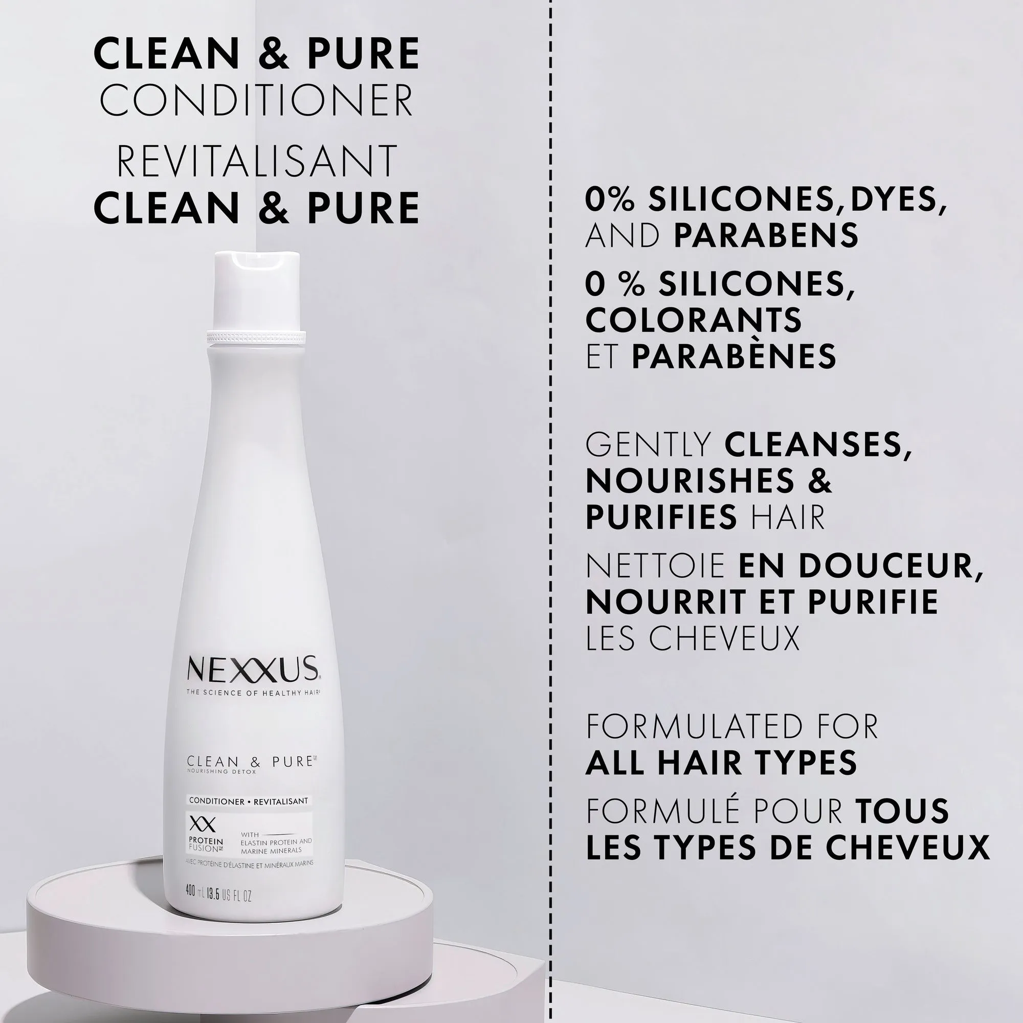 Nexxus Clean & Pure Conditioner 400mL