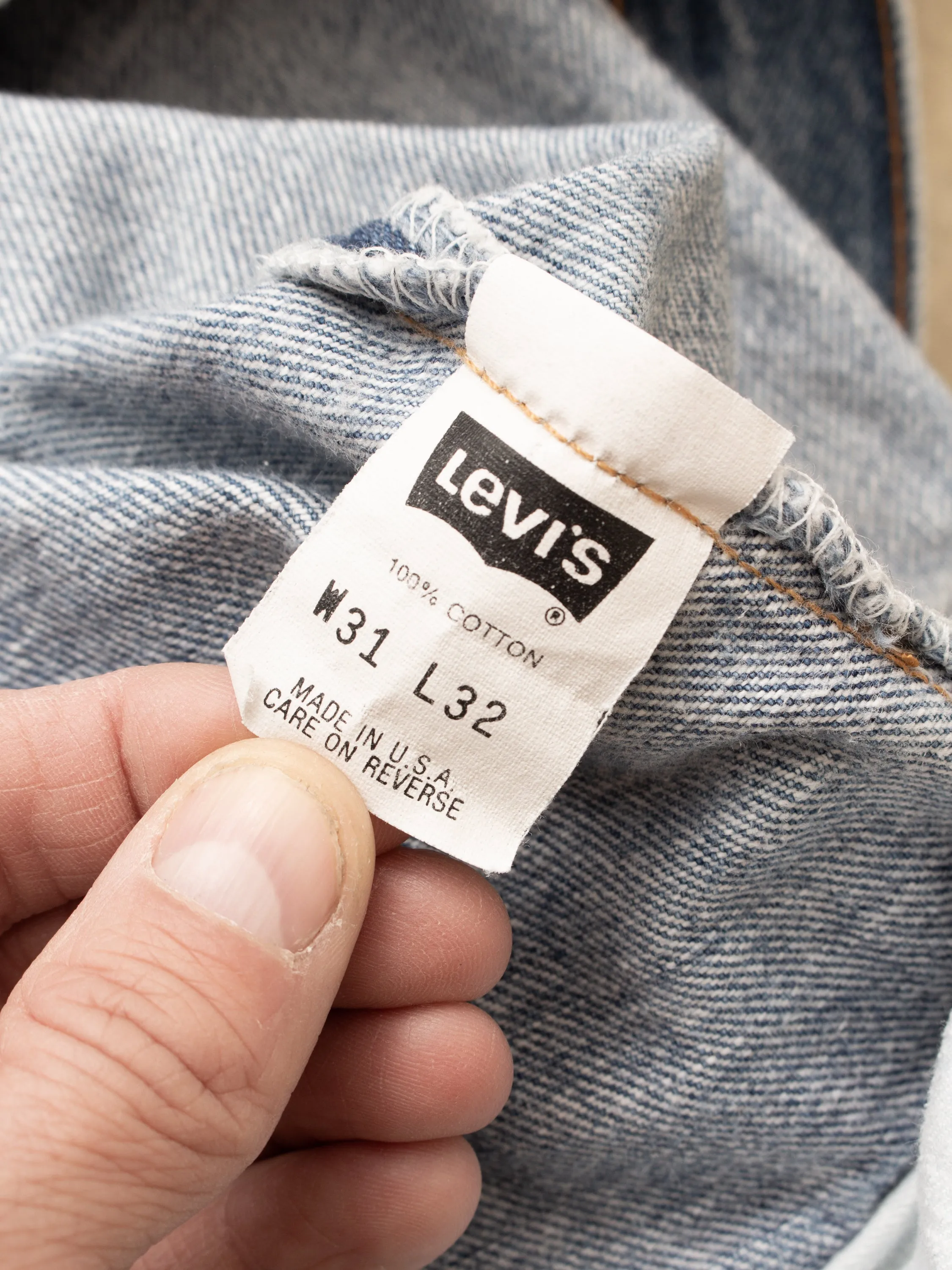 No. 56 Vintage 90's Made in USA Levi's 501 Jeans W31/L32