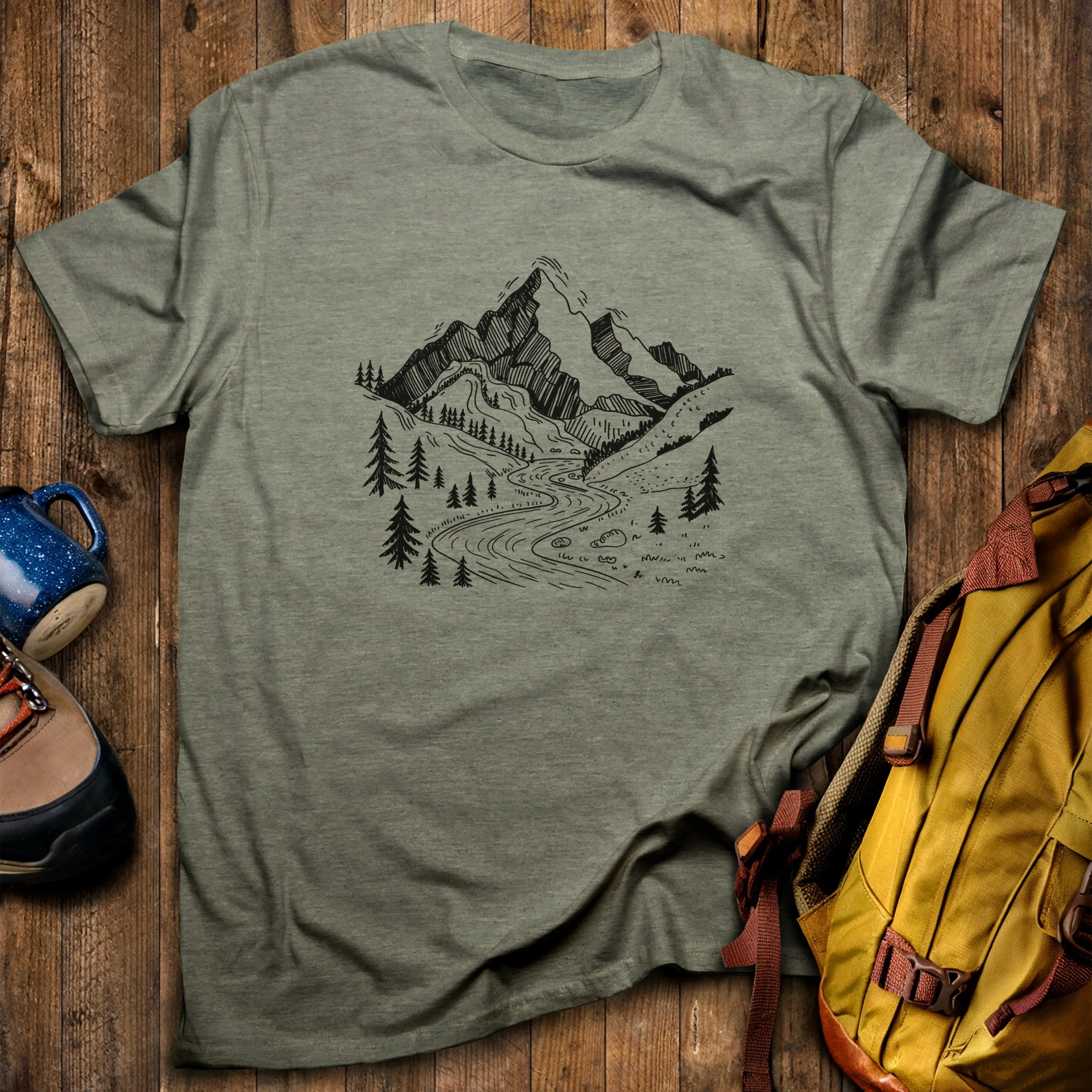 North Cascades Doodle T-Shirt