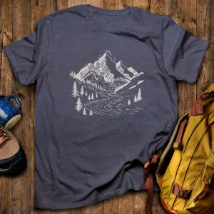 North Cascades Doodle T-Shirt