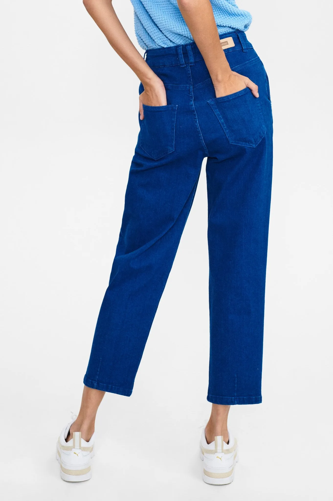 NUSTORMY STR. JEANS - Vintage Blue Denim