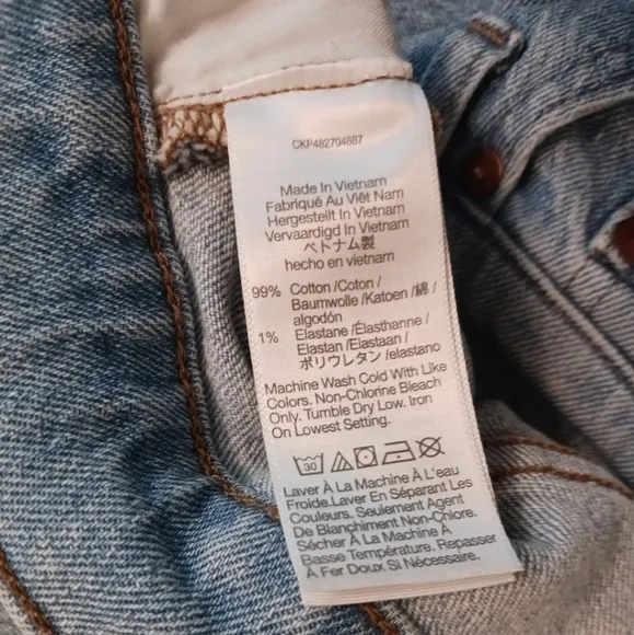 NWOT Madewell The Perfect Vintage Wide Leg Crop Jeans Light Wash Raw Hem Sz 32P