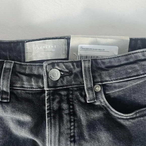 NWT Everlane Jeans/ The Curvy Way-High® Skinny CROP Jean Size 28 Eco-Friendly*