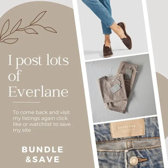 NWT Everlane Jeans/ The Curvy Way-High® Skinny CROP Jean Size 28 Eco-Friendly*