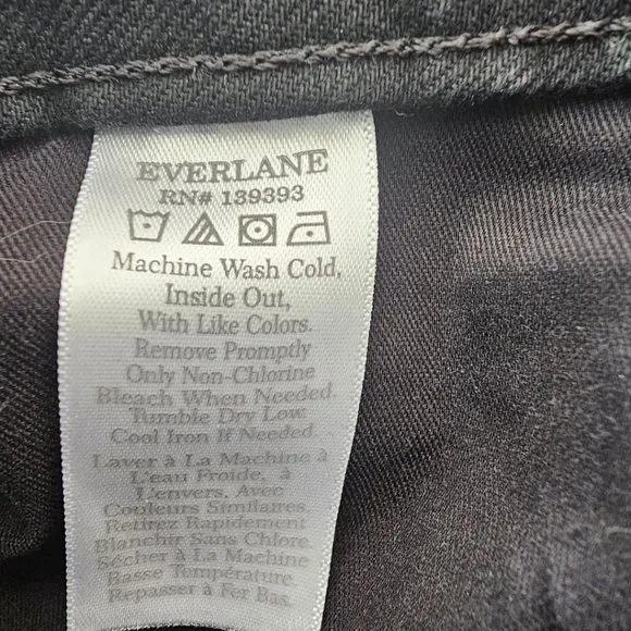 NWT Everlane Jeans/ The Curvy Way-High® Skinny CROP Jean Size 28 Eco-Friendly*