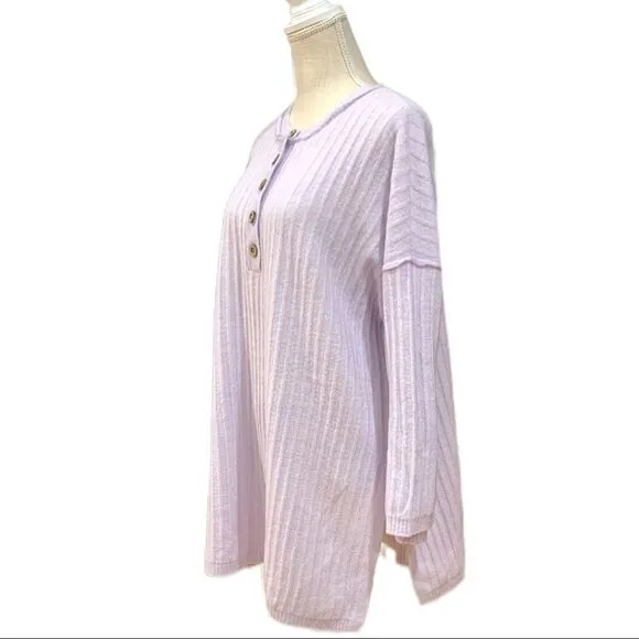 NWT Free People Around the Clock  Comfy Oversized Tunic Sweater
