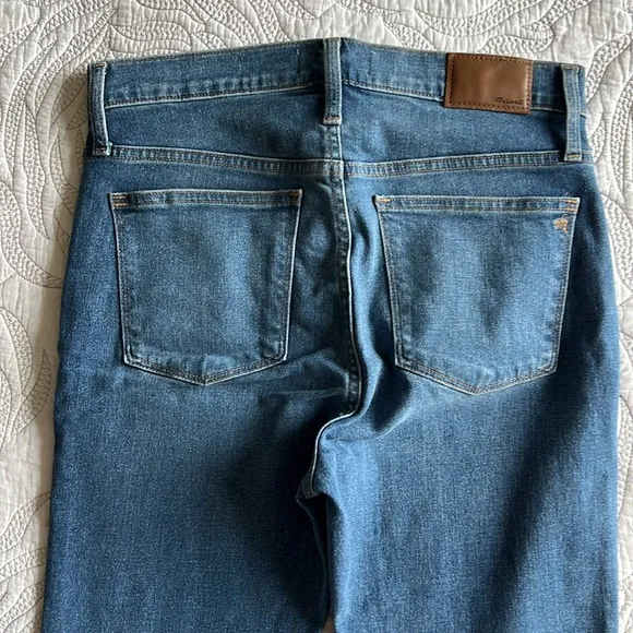 NWT - Madewell - Petite 10&quot; High-Rise Skinny Jeans in Dewitt Wash: Button-Front