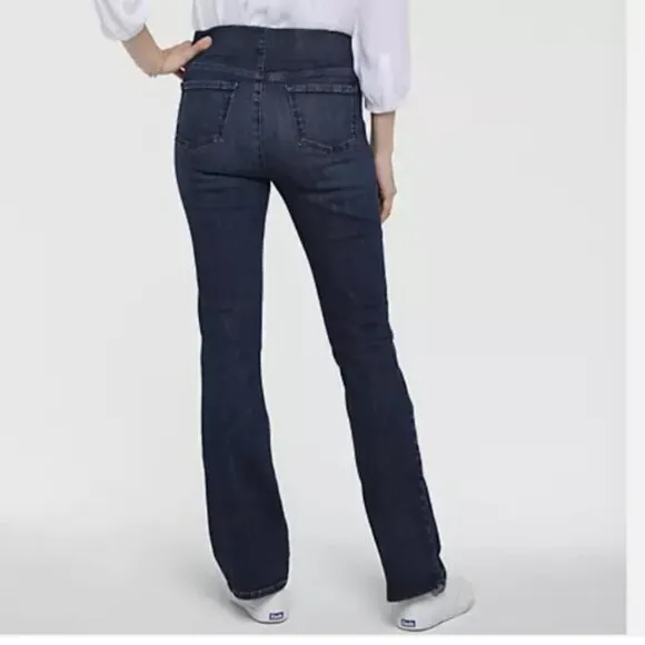 NWT NYDJ  Pull-On Slim Bootcut Jeans COLOR-  Decker - Blue SZ-2X