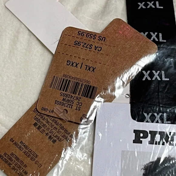 NWT PINK VS Polar Fleece Short Pajama Set