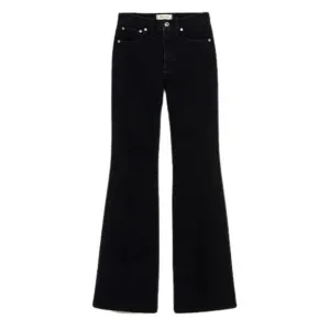 NWT Womens Madewell Black The Perfect Vintage Flare Jean in Sherborn Wash NEW